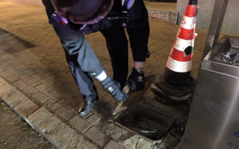 民警迅速行动消除安全隐患