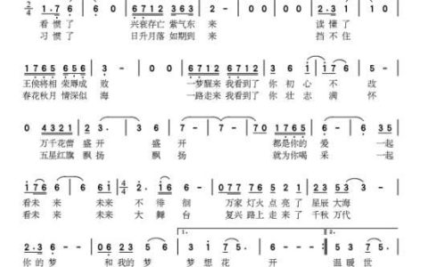 新歌上榜‘走进新时代  我们看未来’作词：王德清  作曲：孙洪斌
