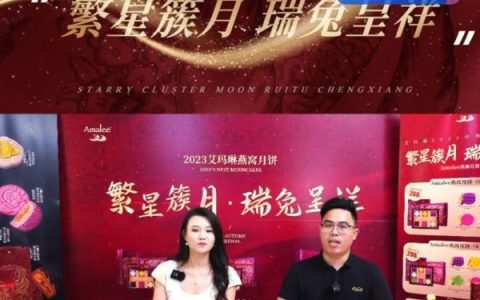 繁星簇月，瑞兔呈祥｜2023Amalee燕窝月饼震撼发布