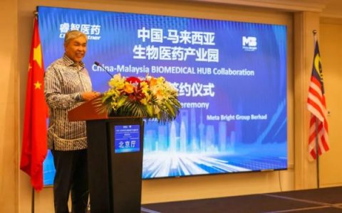 马来西亚副首相斯里阿末扎希出席睿智医药“中-马生物医药产业园”签约仪式