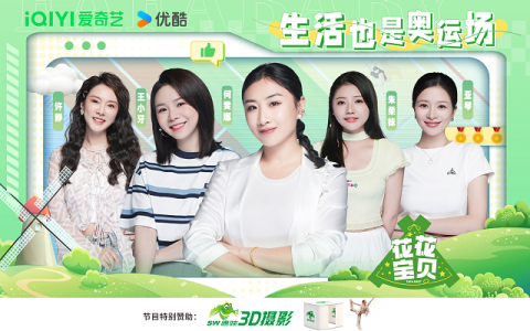 速哇3D摄影亮相《花花宝贝的派对》，与奥运冠军何雯娜明星宝妈秋瓷炫一起打卡