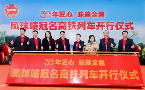 凤球唛30周年冠名高铁专列 民族品牌携手国家名片加速高质量发展