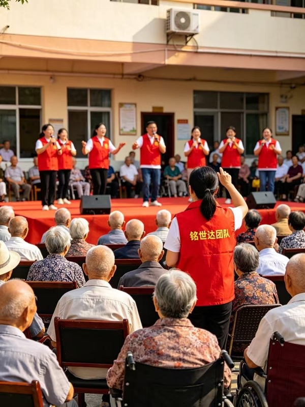 情暖端午佳节 铭世达团队善行暖桑榆