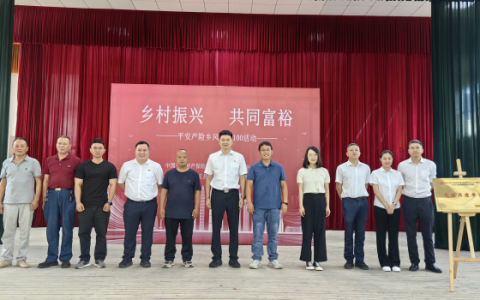 党建共建助力乡村振兴  平安产险“乡风文明100行动”落地武义祝村