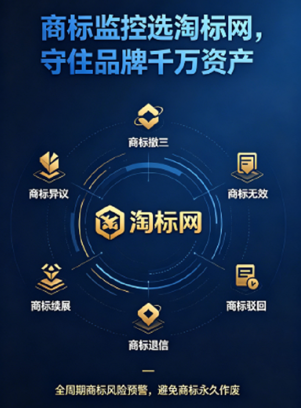 淘标创新商标注册服务：保险托底 + 智能监控 + 维权赋能，筑牢企业品牌安全屏障