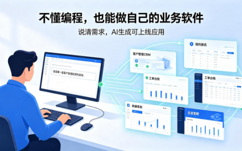 不懂编程，普通人怎么用恐象AI做业务软件？