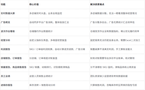 东南亚电商数据分析，哪个ERP最专业？